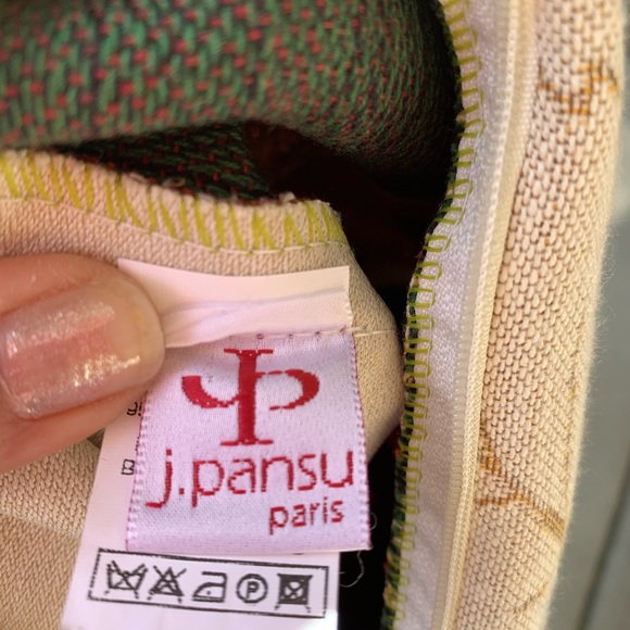 French high quality tablecloth or throw tapestry with two pillowcases poinsettia - Picture 11 of 16